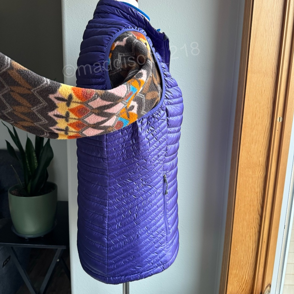 Patagonia Ultralight Down Vest Concord Purple Large 800-fill-power Goosedown L - Picture 7 of 13